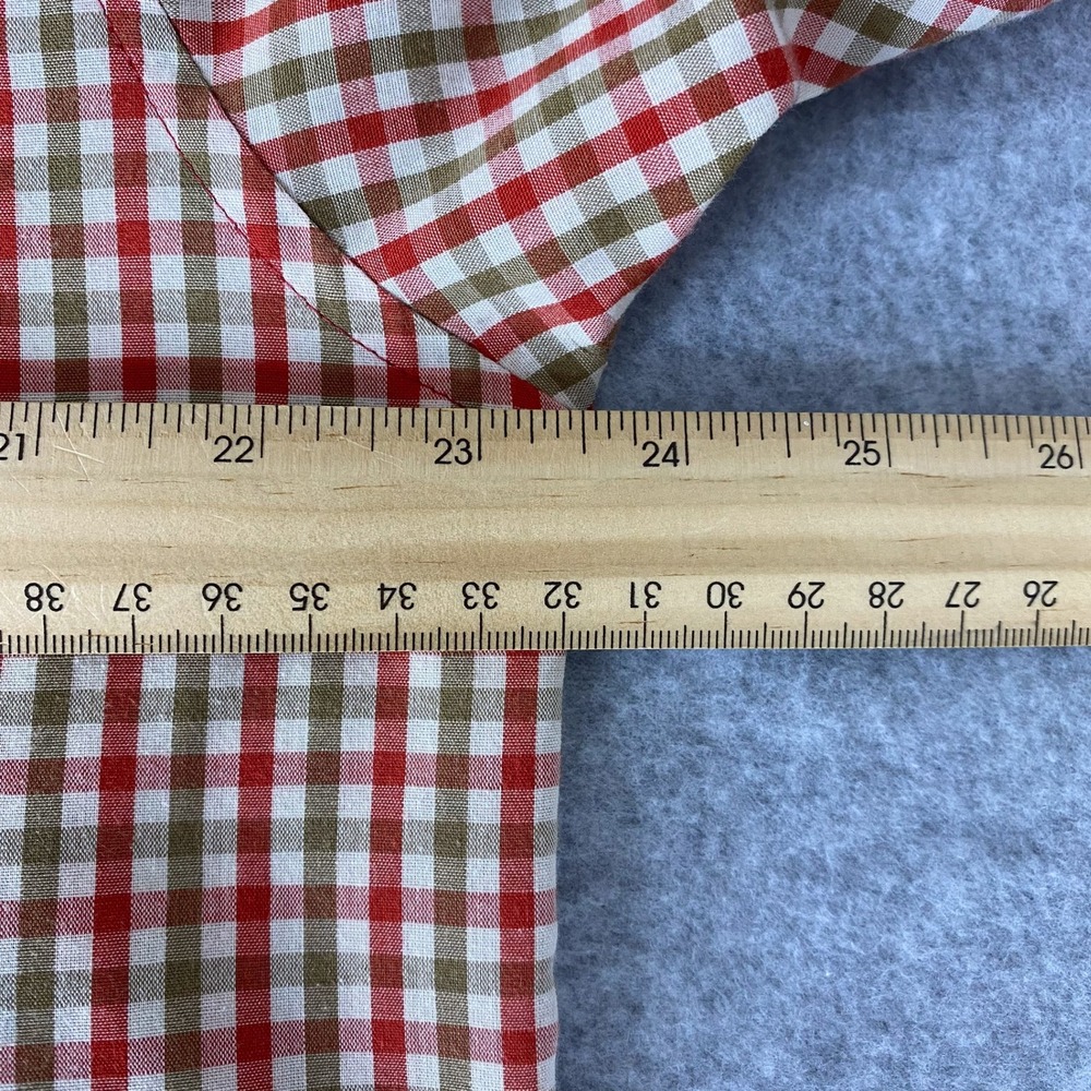 Patagonia Shirt Mens L Organic Cotton Gingham Check Short Sleeve Button Up - Picture 7 of 9